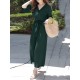 Solid Belt Pocket Button Ruffle Sleeve V neck Jumpsuit Solid Belt Pocket Button Ruffle Sleeve V neck Jumpsuit