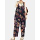 Tribal Flower Print Wide Leg Jumpsuit For Women Tribal Flower Print Wide Leg Jumpsuit For Women