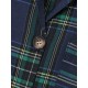 Plaid Print Button Pocket Short Sleeve Wide Leg Jumpsuit Plaid Print Button Pocket Short Sleeve Wide Leg Jumpsuit
