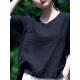 Solid Half Sleeve Crew Neck Casual Women Blouse Solid Half Sleeve Crew Neck Casual Women Blouse