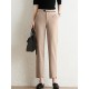 Contrast Pocket Step Hem Tailored Pants For Women Contrast Pocket Step Hem Tailored Pants For Women