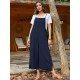 Pocket Solid Loose Fit Brief Summer Jumpsuit Pocket Solid Loose Fit Brief Summer Jumpsuit