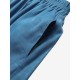 Leisure Solid Ruffle Wide Leg Pocket Pants Leisure Solid Ruffle Wide Leg Pocket Pants
