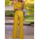 High Waist Solid Pocket Asymmetrical One Shoulder Jumpsuit High Waist Solid Pocket Asymmetrical One Shoulder Jumpsuit