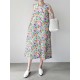 Calico Sleeveless Round Neck Print Dress Calico Sleeveless Round Neck Print Dress