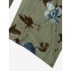 Floral Print Button Pocket Short Sleeve Wide Leg Jumpsuit Floral Print Button Pocket Short Sleeve Wide Leg Jumpsuit