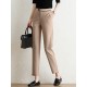 Contrast Pocket Step Hem Tailored Pants For Women Contrast Pocket Step Hem Tailored Pants For Women