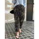 Women 100 Cotton Plants And Flowers Printing Maxi Length Pants Women 100 Cotton Plants And Flowers Printing Maxi Length Pants